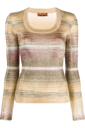 Missoni Lam??-effect striped jumper
