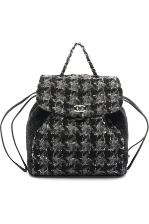 CHANEL 2016-2017 tweed backpack