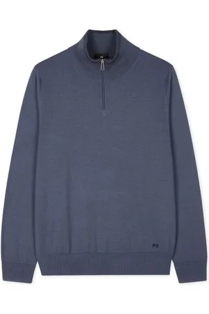 Paul Smith Half-zip merino wool sweater