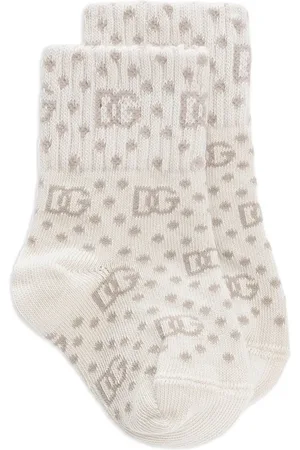 Dolce & Gabbana Monogram-jacquard socks