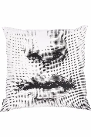 FORNASETTI Face print cushion