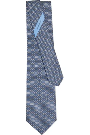 Salvatore Ferragamo Gancini-print tie