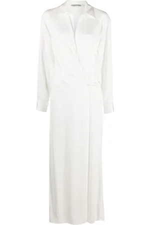 CHRISTOPHER ESBER Wrap-effect shirt dress