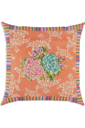LISA CORTI Kandem Queen cotton cushion (45cm x 45cm)