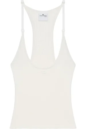 Courrèges Scuba-knit tank top