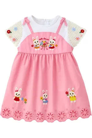 Miki House Rabbit-motif dress
