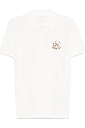 Moncler Year Of The Snake-patch cotton polo shirt
