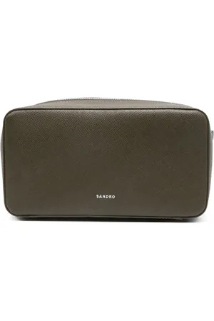 Sandro Textured wash bag