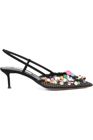 Aquazzura 50mm Can Can pumps