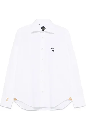 BILLIONAIRE Logo-embroidered shirt
