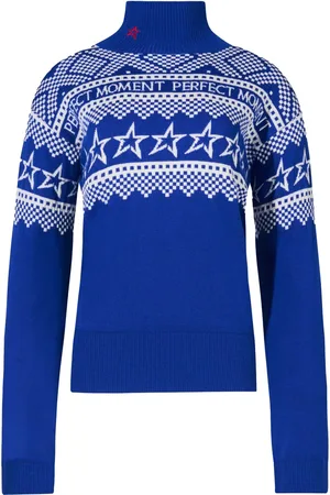 Perfect Moment Intarsia-knit sweater