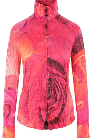 Roberto Cavalli Garden Rose-print shirt