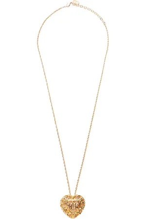 Dior 2000s heart-pendant necklace
