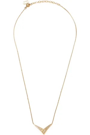 Dior 2000s rhinestone-embellished pendant necklace
