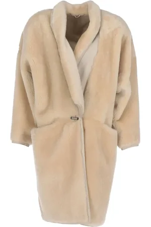 VERSACE 1980s shearling coat