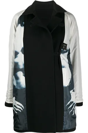 Jean Paul Gaultier 1990s printed lining coat
