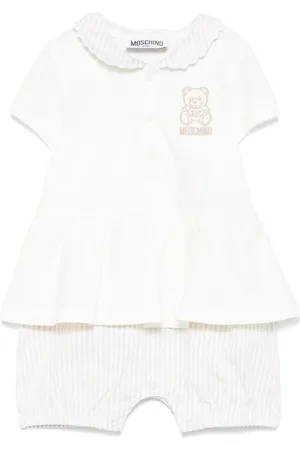 Moschino Teddy bear-motif romper
