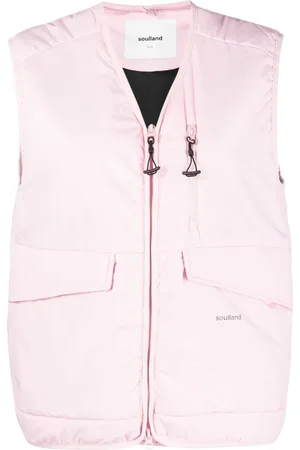 Soulland Zip-fastening sleeveless jacket
