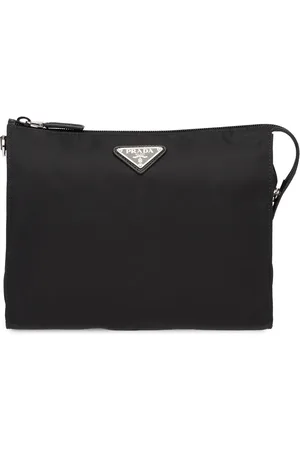 Prada Re-Nylon and Saffiano leather pouch