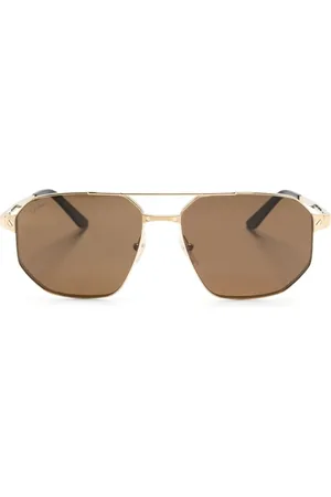 Cartier Santos de Cartier pilot-frame sunglasses