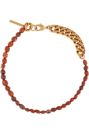 DRIES VAN NOTEN Stone chain necklace