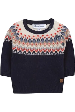 Tartine Et Chocolat Fair isle-intarsia jumper