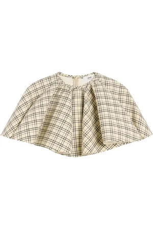 Ami Ruffled cropped top