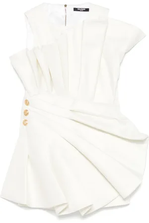Balmain Drape-detail dress