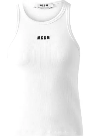Msgm Racerback ribbed top
