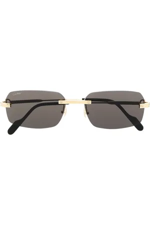 Cartier Square-frame tinted-lenses sunglasses