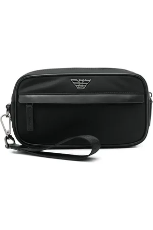 Emporio Armani Logo-plaque clutch bag