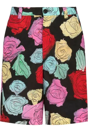 Marni Floral-patterned tailored shorts