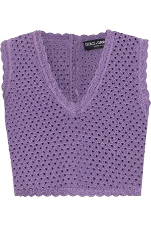 Dolce & Gabbana Crochet-knit tank top