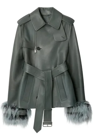 Burberry Leather trench jacket