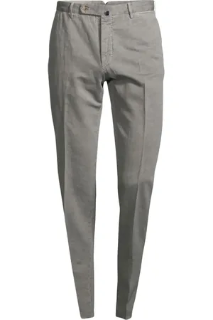 Incotex Pressed-crease chino trousers