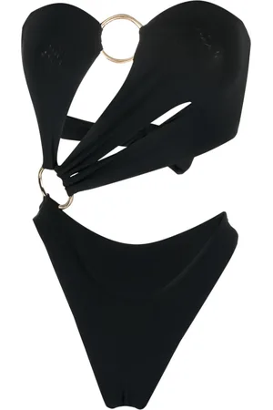 Louisa Ballou Strapless asymmetrical swimsuit
