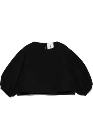 Simonetta Puff-sleeve blouse