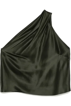 Michelle Mason Asymmetrical halter neck top