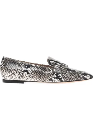Gianvito Rossi Snakeskin effect loafers