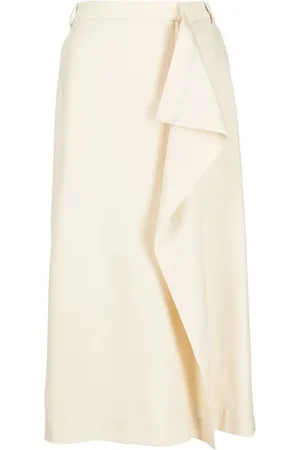 pushBUTTON High-waisted midi skirt