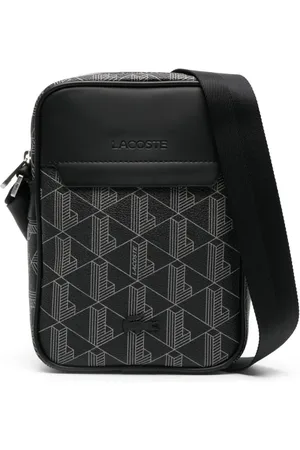 Lacoste The Blend monogram-print messenger bag