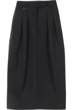 The Row 2000s pleated midi skirt
