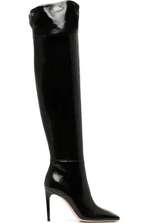 Gianvito Rossi Christina Cuissard 95mm leather boots