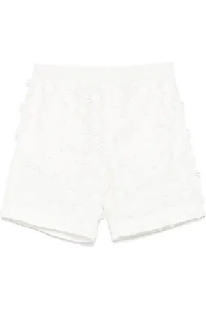 Msgm Motif-embroidered shorts