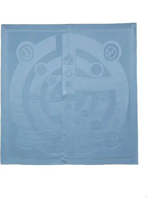 Giorgio Armani Logo-jacquard silk scarf