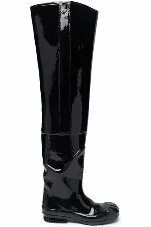 Maison Margiela Patent over-the-knee boots