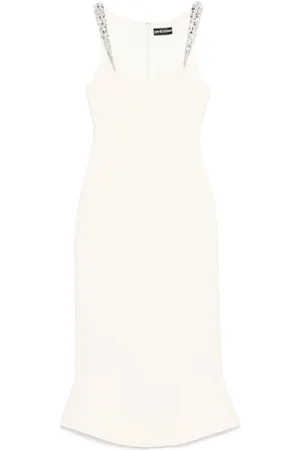 DAVID KOMA Crystal-embellished gown