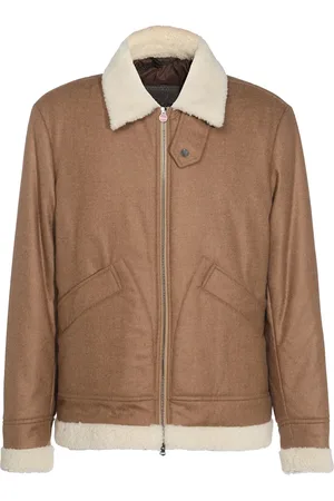 Kiton Shearling detailing jacket