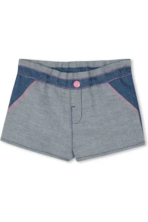 Billieblush Heart-patch denim shorts