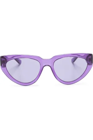 Karl Lagerfeld Logo-print cat-eye sunglasses